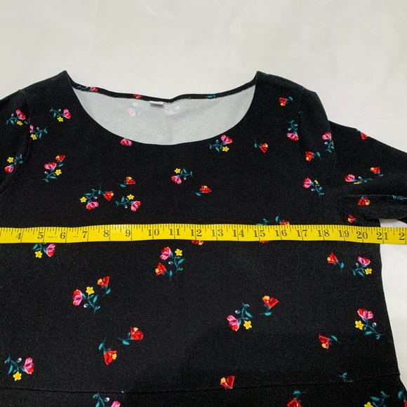 Old Navy Black/Red Dress, Size XL - Picture 9 of 12